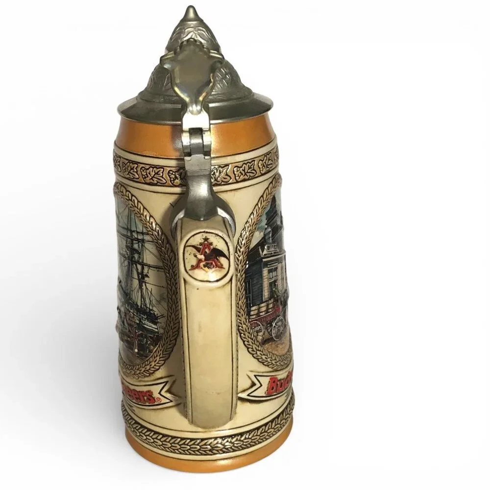 Budweiser Lidded Beer Stein Vintage Limited Edition 